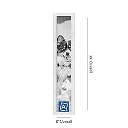 ArtToFrames 6x36 Inch White Picture Frame, This