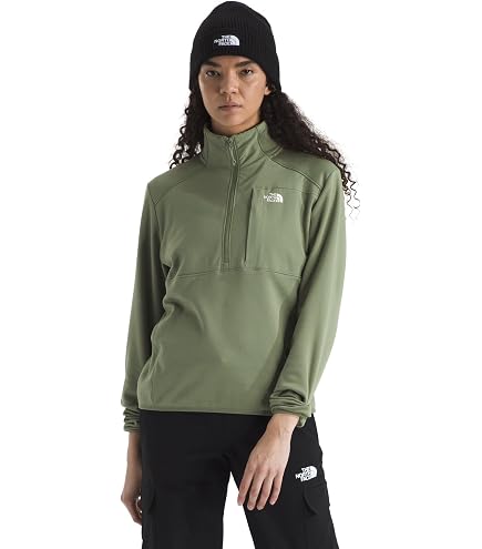 The North Face Womens Anchor ¼ Zip, L, Meld Grey at Amazon Women's