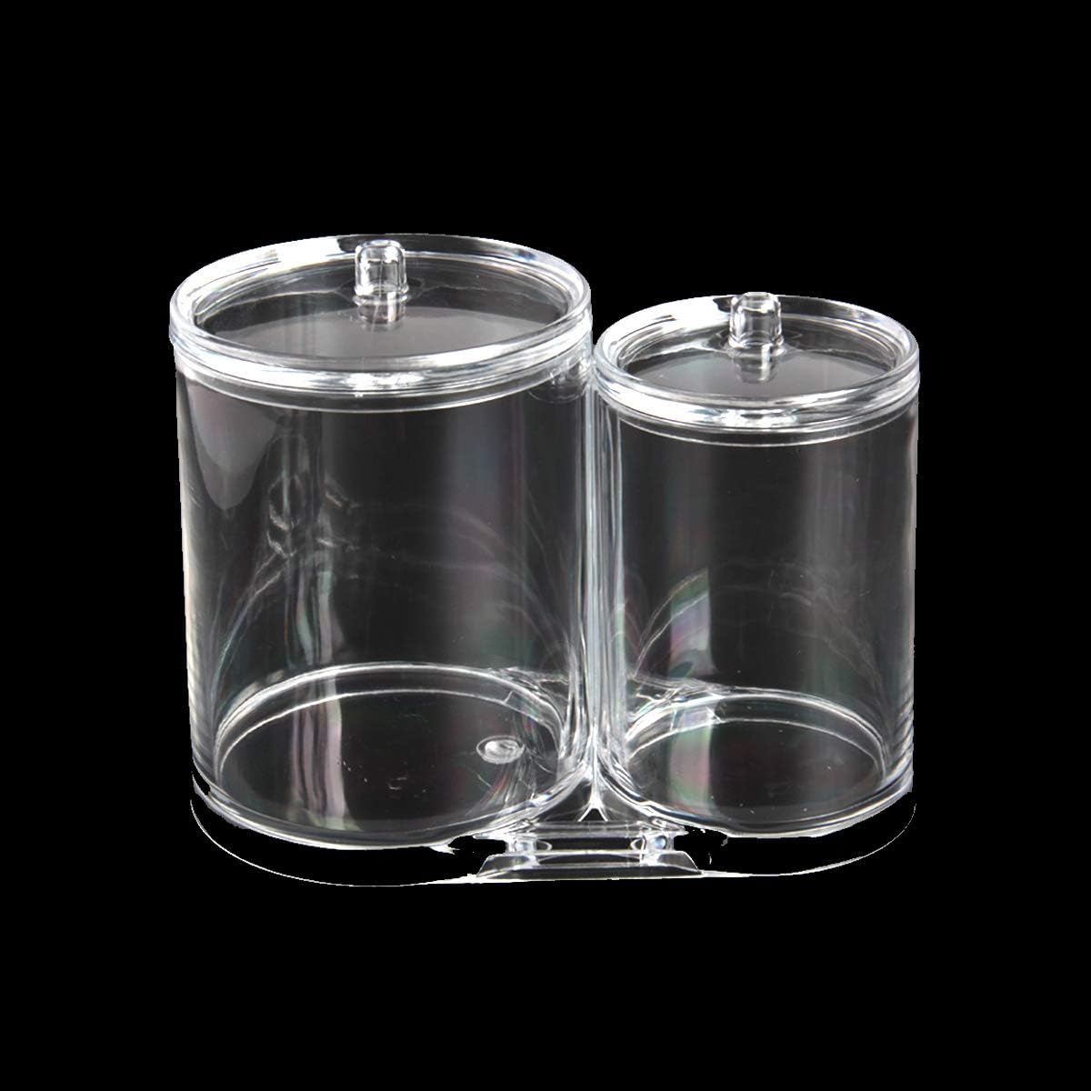 yalansmaiP 1 Pack Clear Acrylic Cotton Ball Holder 2