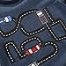 Little Boys Summer Pajamas B.GKAKA The Moving Cars Short Sleepwear for Kids