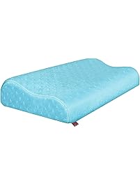 Nakital Neck Pillow for Sleeping Memory Foam Contour Cervical Pillow for Neck Pain Side Sleeper Chiropractic Pillows Orthopedic Support Back Shoulder Organic Bed Ergonomic Bamboo Pillows Washable