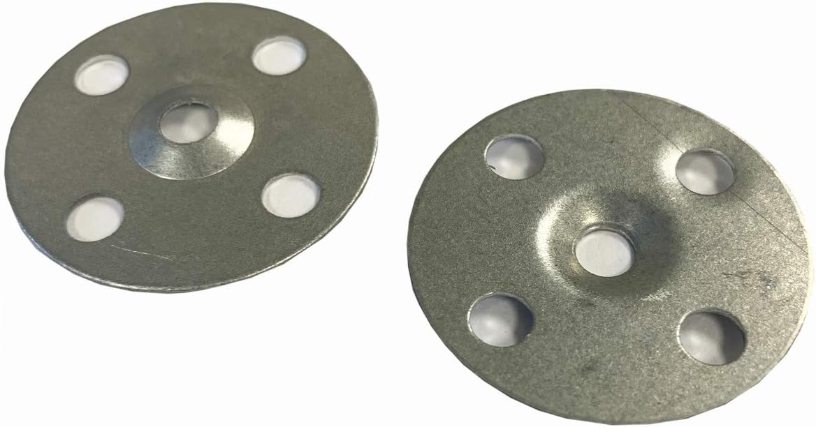 Flat Lath Washer, 11/4" Diameter, Galvanized, 1,000 Box