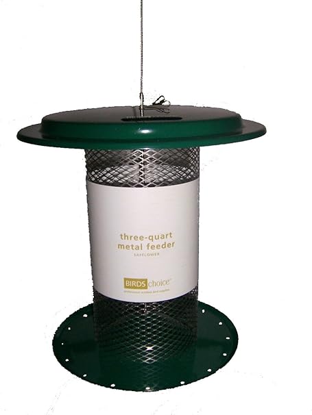 Amazon Com Birds Choice 3 Qt Magnet Mesh Safflower Feeder Green