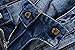 Krralinlin Men's Slim Fit Black Stretch Distressed Ripped Skinny Biker Jeans