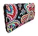 Vera Bradley Trifold Wallet (Parisian Paisley with Black Interior)