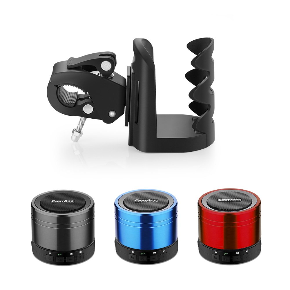 EasyAcc Mini Rechargeable Wireless Bluetooth Speakers + Speaker Bike