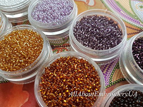 image for AllAboutEmbroideryUA Bead Embroidery Kits Butterflies Needlepoint Hand