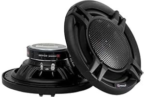 H YANKA ECS-65M 6.5" Car Door Speakers, 350W Peak Power, 2-Way Coaxial Full-Range Stereo, Clear Sound, Low Distortion, with Install Kit, Ideal for Cars, Trucks, Jeeps (1 Pair)