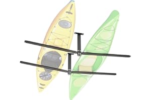 VEVOR Kayak Storage Rack for 4 Kayaks, Holds 220 lbs, Heavy Duty Freestanding Stand for Indoor Outdoor Garage Shed Dock, Stor