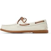 Sperry Men's Authentic Original™ 2-Eye Boat Shoe, White Leather, 8.5