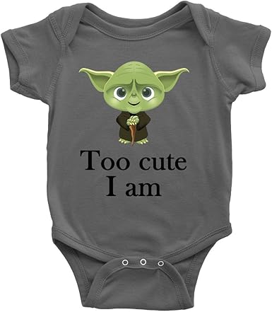 too cute i am yoda onesie