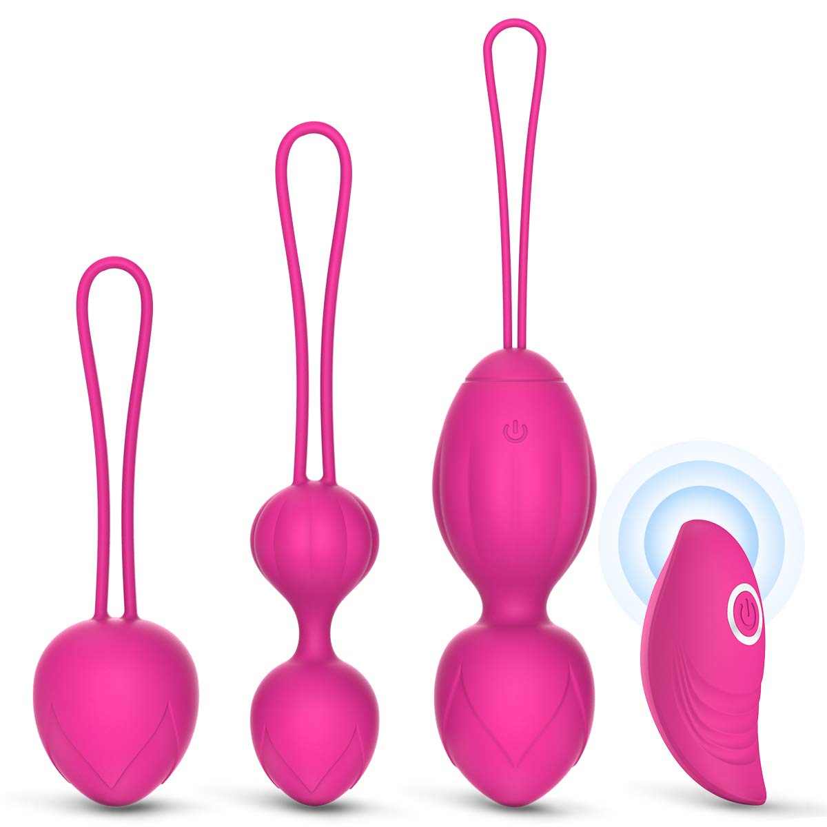Kegel Balls For Tightening Ben Wa Balls For Women Pelvic Floor Strengthening Device And Bladder Control Exerciser Pink 3 Balls