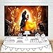 Photography Backdrops 7x5ft Gold Palace Princess Backgrounds Rose Flowers Beauty and The Beast Backdrop Vinly Photobooth Pictures