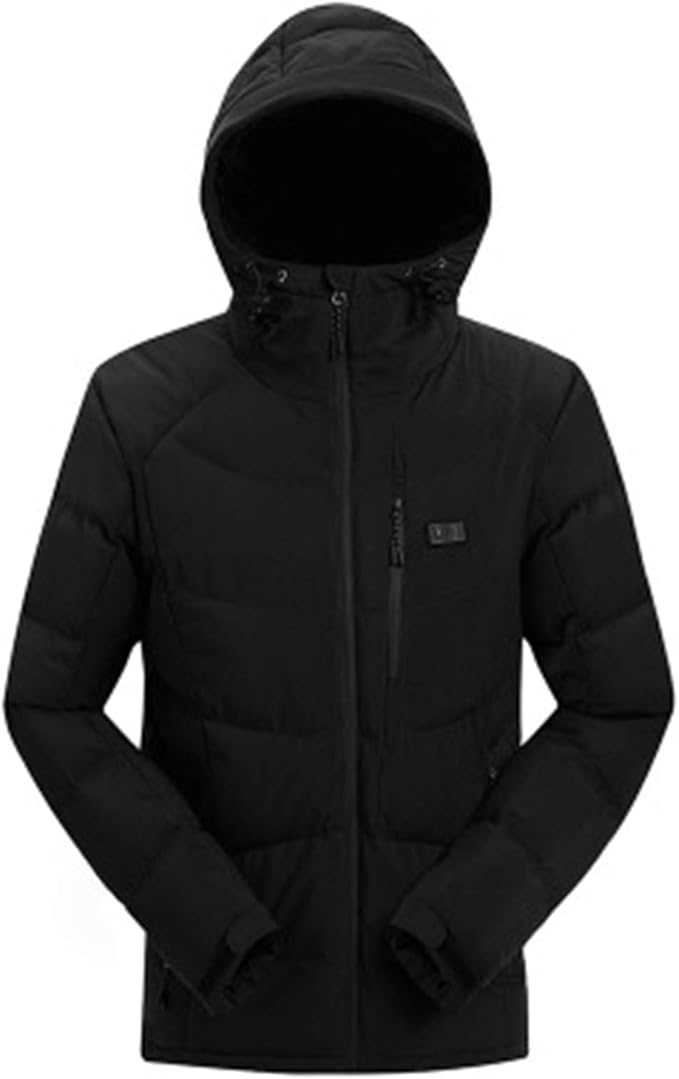 Smart Heating Cotton Jacket, Men's Winter USB Charging Heating Short Padded Jacket Thickened