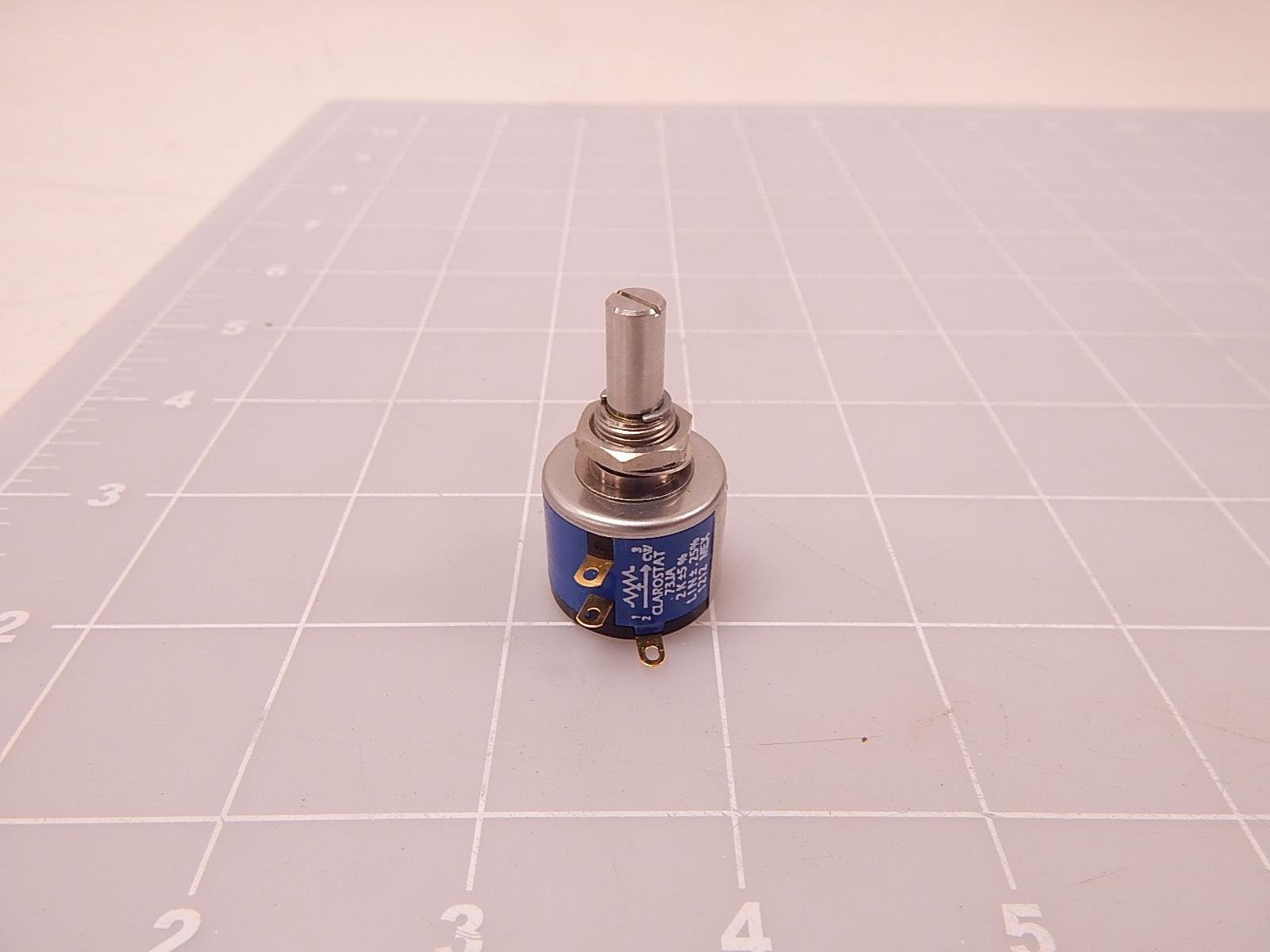 Lot of 23 Clarostat 73JA 2K, 534-4108-202 Precision Potentiometer 2K Ohm 5% 2W 10 Turn 6.35mm T79179