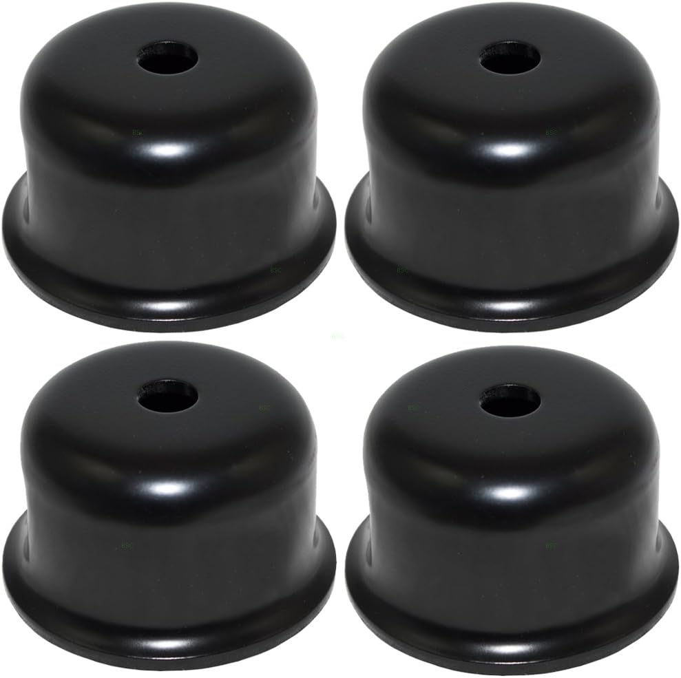 Brock Replacement 4 Piece Set of Jounce Bumper Retainer Cups Compatible with 1997-2006 Wrangler 52087635