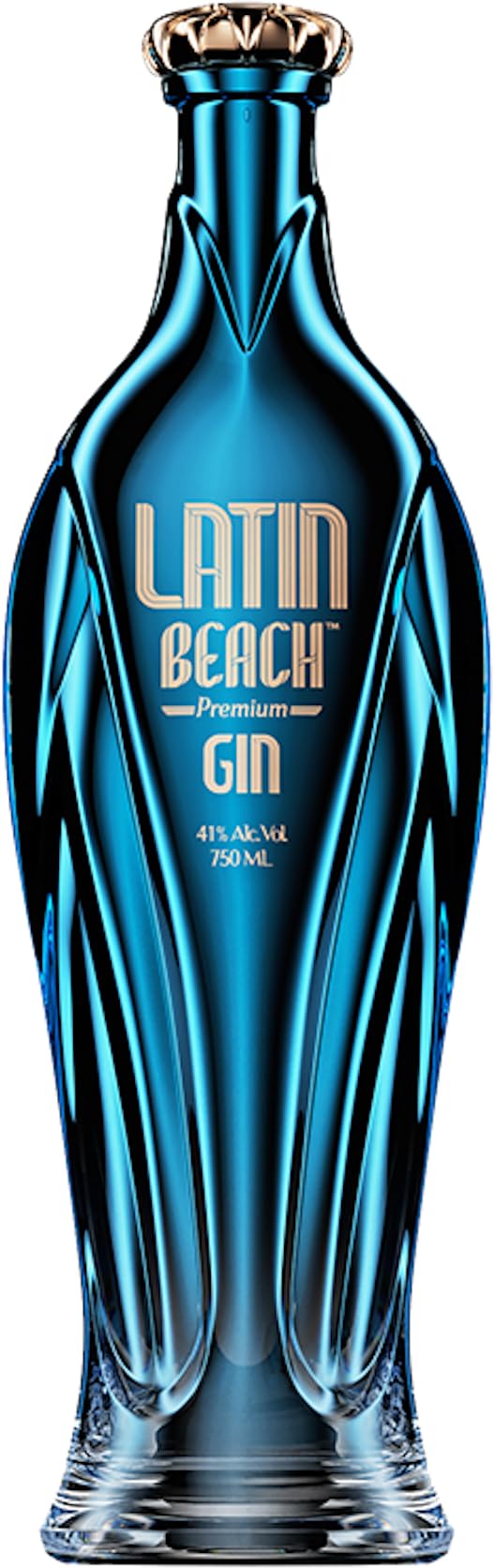 Latin Beach Gin 700ml – fruchtig, spritzige Zitrone | Aromen von Maracuja, Mango und Papaya | Italienischer Gin mit tropischem Flair | 1x 700ml | 41% Vol.