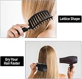 URAQT Boar Bristle Paddle Hair Brush for Women Reduces Frizz Detangle view 5