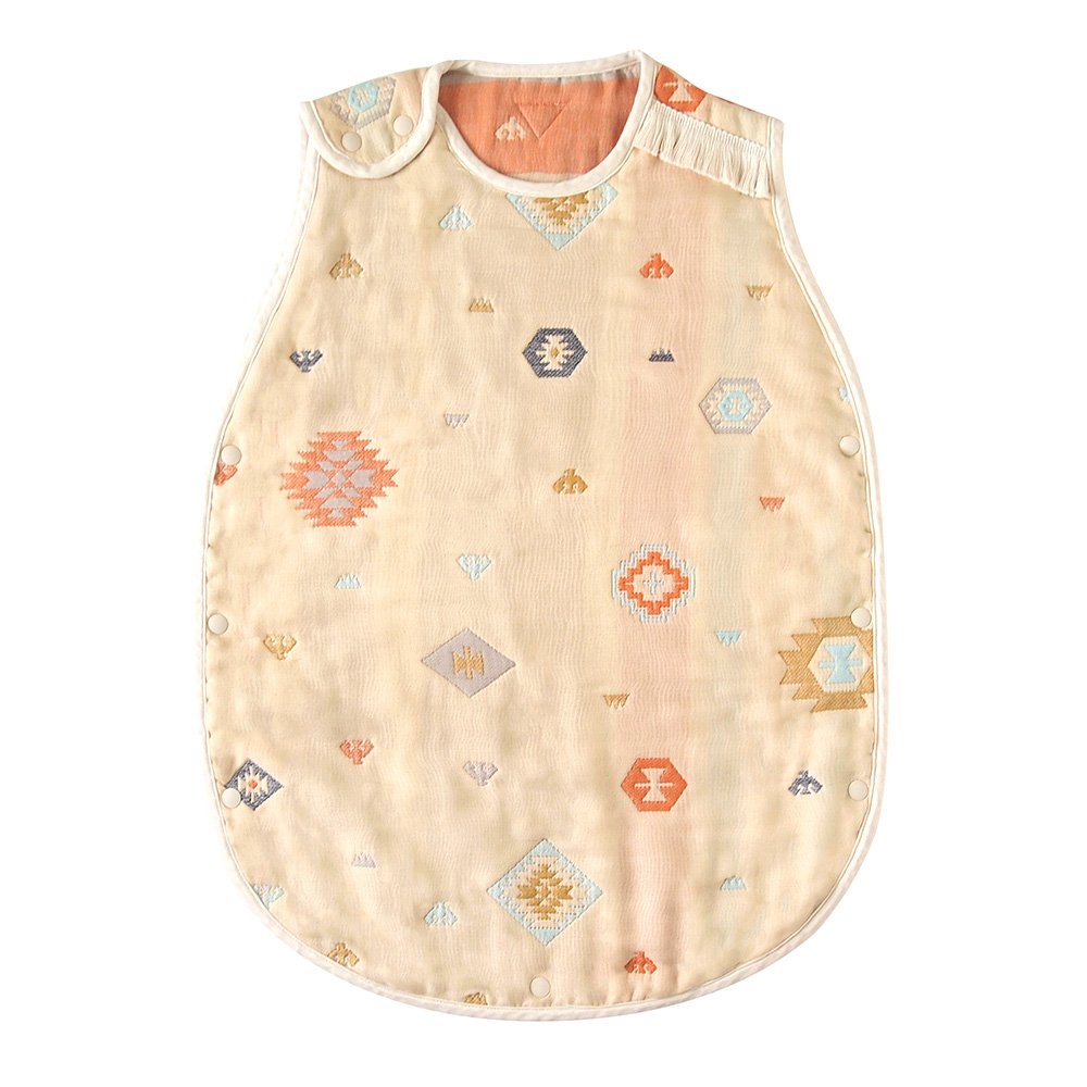 10mois(ディモワ) - BOBO ふくふくガーゼ(6重ガーゼ) トドラーキッズスリーパー トーテム 着丈64cm 2~7歳頃まで 8502商品画像