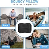 Flintronic Camping Pillows 2Pack Inflatable Neck Support Ultralight Blue Black view 7