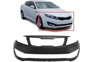 FitParts Compatible With Front Bumper Cover 2012-2013 Kia Optima USA LX EX Sedan 12-13. New, Primed and Ready for Paint. W/o Park Assist Holes. 865114C000 KI1000161