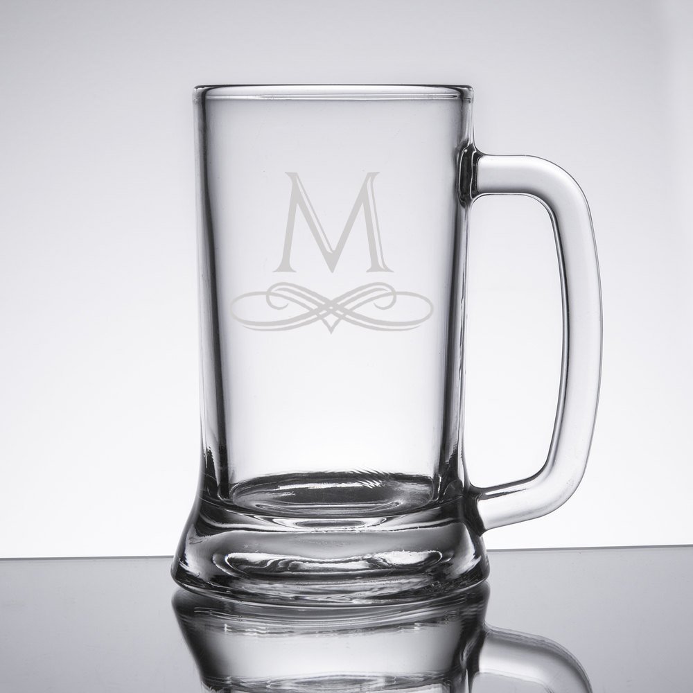 Personalized 16 oz Beer Mugs Set of 9 Handmade