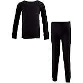 Hudson Baby Unisex Baby Thermal Long Underwear Set, Soft Pink