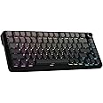 MechLands AJAZZ AK820 MAX Upgraded Gasket-Mounted Wireless Mechanical Keyboard, BT5.0/2.4GHz/USB-C Gaming Keyboard, with 5-Layer Padding, Flex-Cut PCB, FR4 Plate, RGB Backlights for Win/Mac (Black)