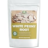 Premium White Peony Root Slices (Bai Shao) | Paeonia Lactiflora Herbal Tea | Traditional Herb Tea | Caffeine-Free | Non-GMO (4.0oz/113.0g)