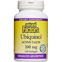 Natural Factors - Ubiquinol Active CoQ10 100mg, 120 Softgels
