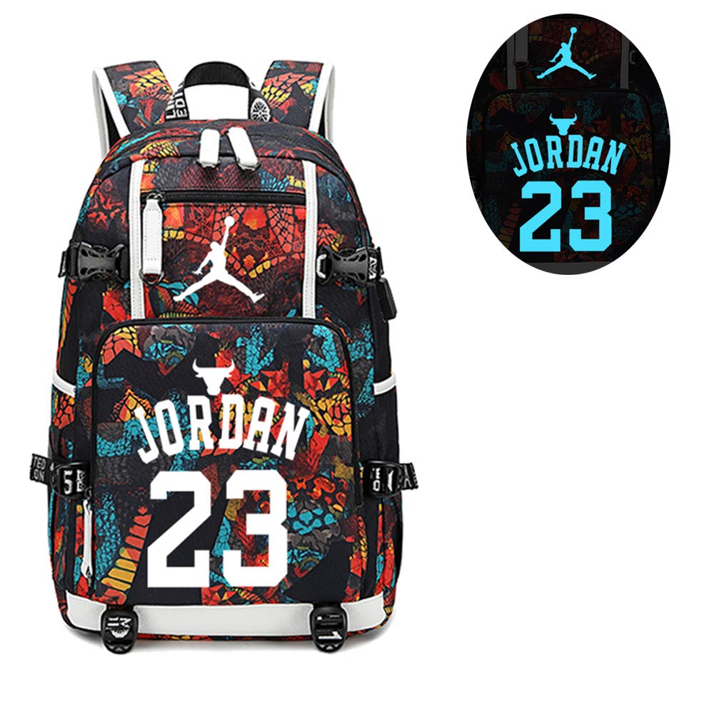michael jordan leather backpack