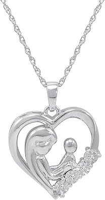 Sterling Silver Mothers Necklace 