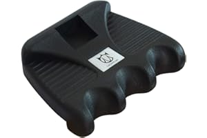 CROWN ME Cue Hoder, Cue Rest Cue Stick Holder, Portable Weighted Billiard Cue Rack with Chalk Holder, Pool Cue Holder, 3 Holes