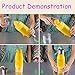 HANTAJANSS H2O Lemon Water Bottles, 20 oz Leak Proof Fruit Infuser Sport Bottle for Yoga, Pilates, Outdoor, Cycling, Traveling