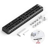 NEEWER 9"/230mm Rail Bar Vixen Style Dovetail Plate, Metal, QR003 | Mounting Plate Saddle, with M6 1/4" 3/8" Camera Screw, for Telescope Mount Adapter OTA Equatorial Tripod Sky Astrophotography