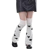 Marrywindix Y2K Leg Warmers Kawaii Knit Leg Socks Fashion Two Side Wear Leg Cover for Women Punk Girls Winter Accessories