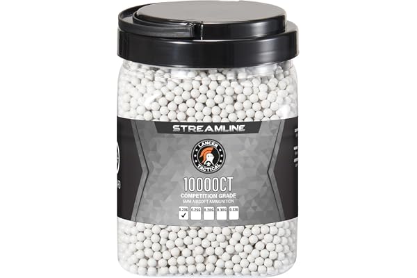 Lancer Tactical 10000 round bucket of 6mm airsoft BBs