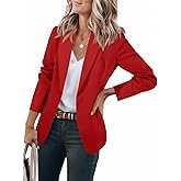 Cicy Bell Womens Casual Blazers Open Front Long Sleeve Work Office Suit Jackets Blazer