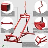 VOUNOT Ride on Mower Jack Lift Telescopic 400kg Red Garden Tractor Lift view 5
