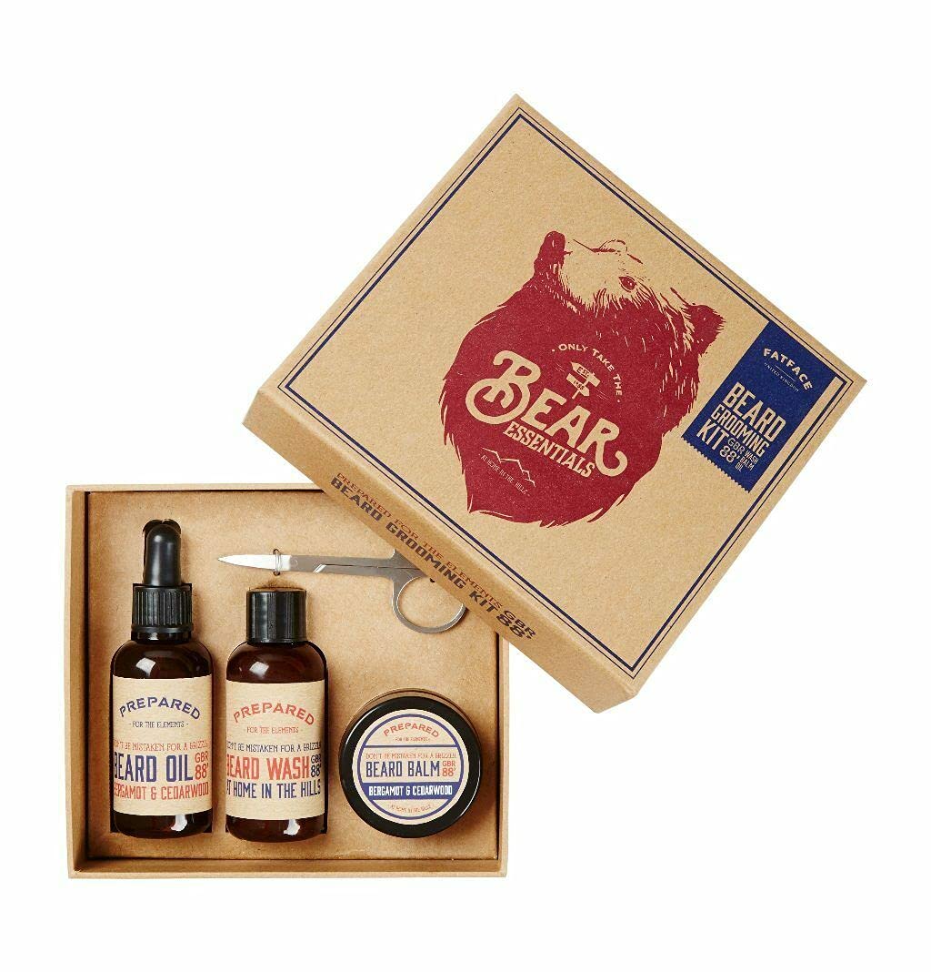 Fat Face Bear Essentials Beard Grooming Kit