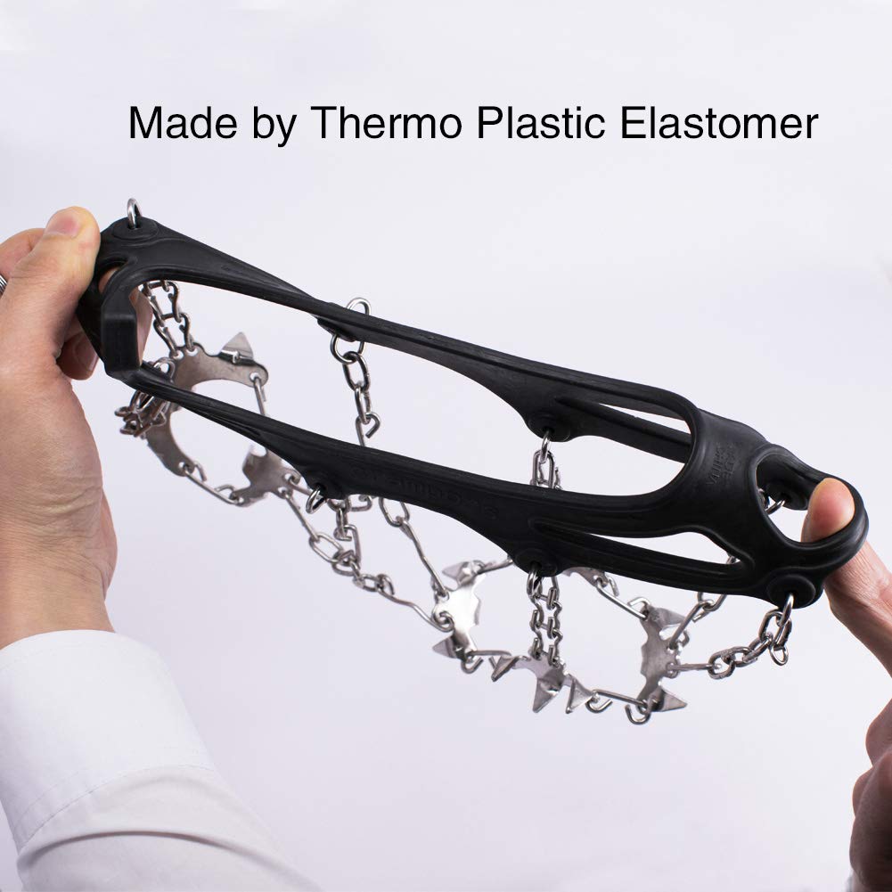 アウトドア 19歯 器具チェーン 釣り道具 雪登りスパイク 滑り止め靴カバー クランポン 24kmagic B07m9rr9mp アイゼン 人気の贈り物が大集合 Vps Uoz Edu Krd