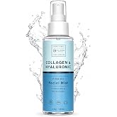 Hyaluronic Acid &amp; Collagen Hydrating Facial Mist, Dermatologist Tested | Anti-Aging, Korean Skin Care - Instant Hydration for a Plumper, Smoother Look and Moisture-Rich Finish - Clean Beauty