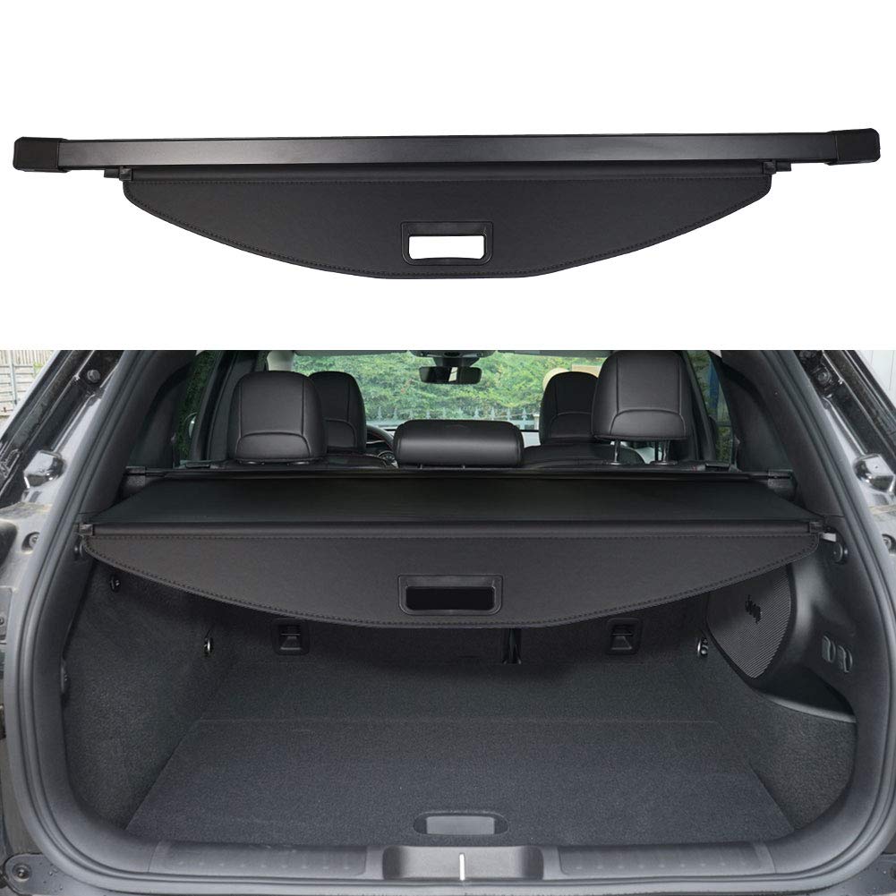 Photo 1 of BOPARAUTO Cargo Cover for Jeep Cherokee Accessories 2019 2020 2021 2022 2023 Rear Trunk Shade Cover(Not fit for Grand Cherokee)