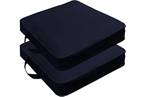 JUICYRAUL 2 Pack Portable Stadium Seat Cushions, Bleacher Seat Cushions, Chair Cushions for Boat Canoe Kayak, Sporting Events, Hiking, Camping