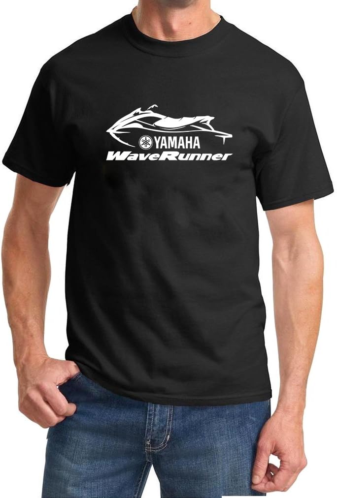 Maddmax Car Design Yamaha VX Sport Jet Ski PWC Classic Outline Design Tshirt