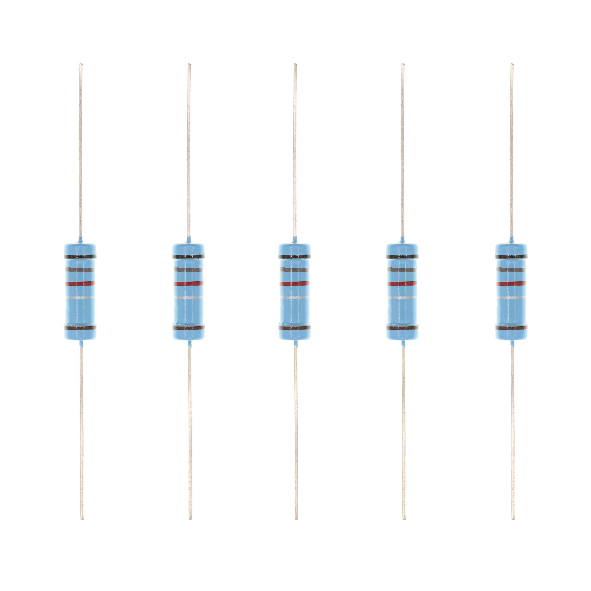 HUABAN 20PCS 3W 3 Watts 0R82 0.82 Ohm 1% Metal Film Resistor