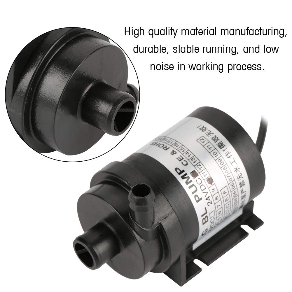 Brushless DC Submersible Micro 24V 10W Black High Temperature Resistance,Save Electricity Wear-Resistant - Image 5