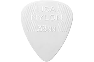 JIM DUNLOP 44P.38 Nylon Standard, White, 38mm, 12/Player's Pack