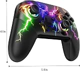 VOYEE Switch Controller RGB Wireless Pro with 1000mAh Battery, Turbo view 8