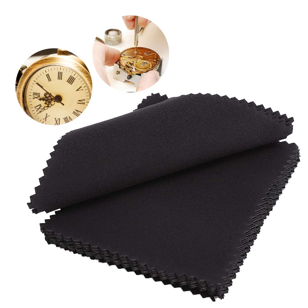 20 Pieces Polishing Cloth, Watch Cleaning Cloth, Cleaning Tool Cloth for Watch and Lens